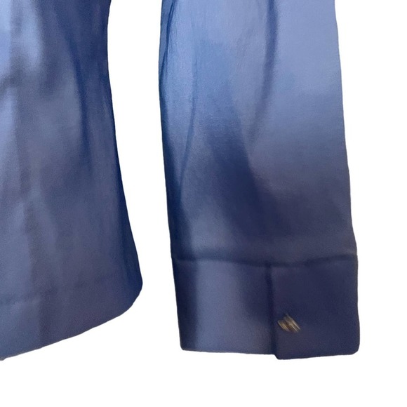 CACHET Formal Vintage Knot Front Blue Top Size 6 - Picture 7 of 10